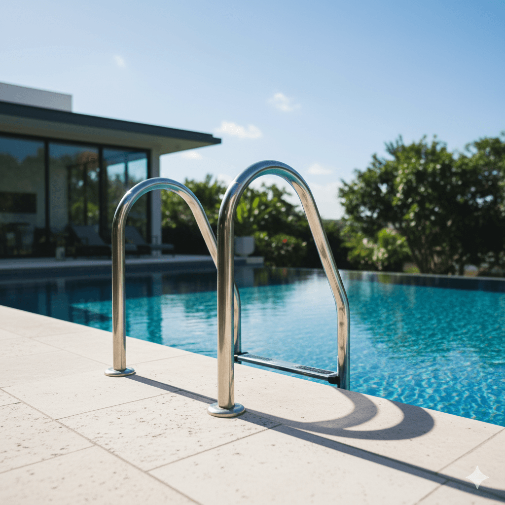 Minimalist Design, Maximum Grip: How Modern Ladders Complement Pool Architecture Minimalist Design, Maximum Grip: How Modern Ladders Complement Pool Architecture