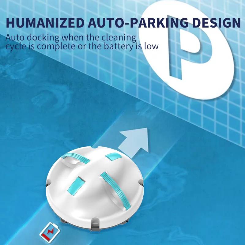 USA EU Custom Swimming Pool Cleaning Robot Automatic Underwater Pool Vacuum Robot for Above Ground Pool